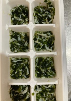 離乳食中期～しらすワカメ (混ぜご飯用)-レシピのメイン写真