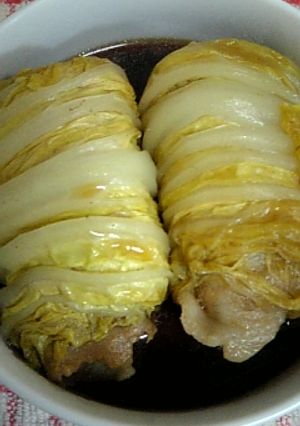 豚白菜巻き煮-レシピのメイン写真