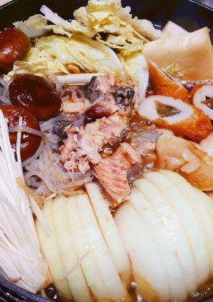 鮭缶のすき焼き-レシピのメイン写真
