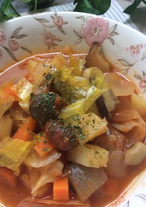 ベジートで野菜スープ ヴィーガン-レシピのメイン写真