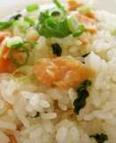 炊飯器で時短！鮭わかめチャーハン