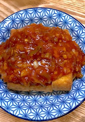 簡単！時短！厚揚げの香味チリソースがけ☆-レシピのメイン写真