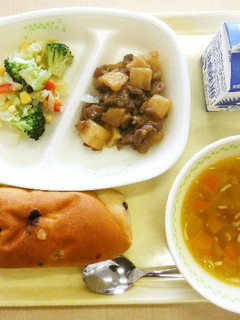 チキンの胎内ワイン煮【胎内市学校給食】-レシピのメイン写真