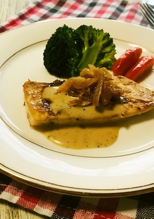 メカジキのステーキ☆コンソメスタイル-レシピのメイン写真