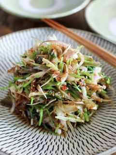 みょうがと三つ葉の胡麻おかか和え-レシピのメイン写真