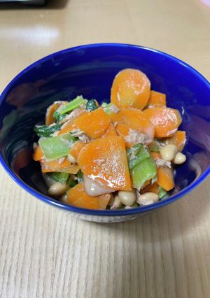 更年期対抗！大豆のツナパワーサラダ-レシピのメイン写真