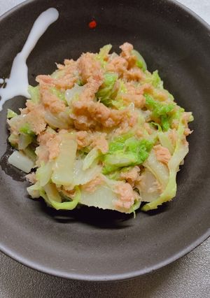 簡単!白菜とツナの和え物-レシピのメイン写真