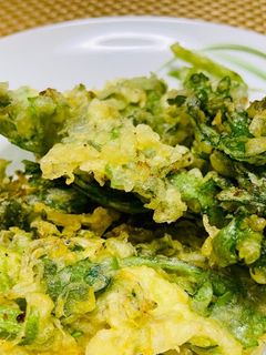 泉州きくなのかき揚げ-レシピのメイン写真