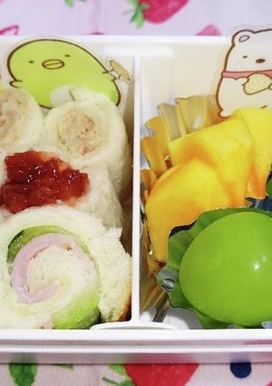 塾弁♡ひとくちサンドイッチ♡覚書☆-レシピのメイン写真