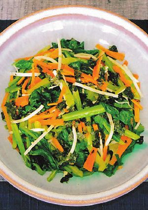 青菜の磯辺和え-レシピのメイン写真