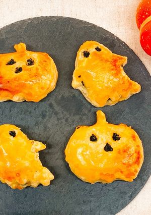 ハロウィンに！セサミパンプキンパイ-レシピのメイン写真