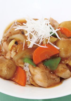 里芋と鶏肉の照り焼き丼【JA福井県奥越】-レシピのメイン写真