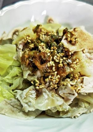 簡単♪キャベツと豚肉の蒸し煮-レシピのメイン写真