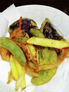 つる豆とさつまいものかき揚げ-レシピのメイン写真