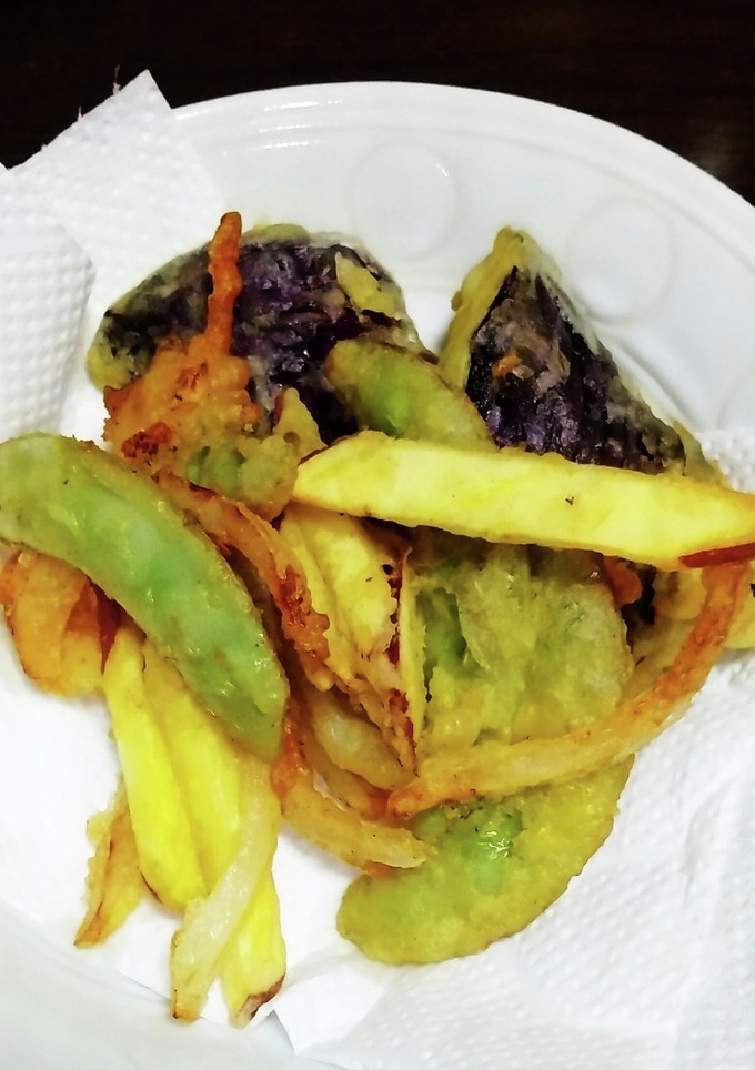 つる豆とさつまいものかき揚げ-レシピのメイン写真