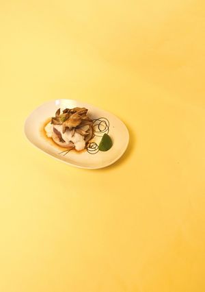 香りマイタケ味まいたけの牛肉レンコン焼き-レシピのメイン写真