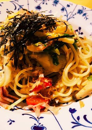 旨味が濃い和風パスタ-レシピのメイン写真