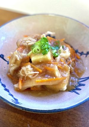 高野豆腐の塩糀おろしあんかけ-レシピのメイン写真