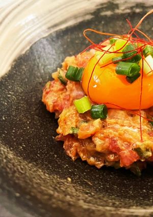 まるでお肉！マグロのユッケ-レシピのメイン写真