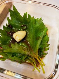 大葉のニンニク醤油ごま油漬け-レシピのメイン写真