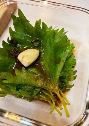 大葉のニンニク醤油ごま油漬け-レシピのメイン写真