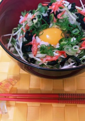手軽で豪華なTKG(卵かけご飯)-レシピのメイン写真