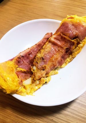 ベーコンエッグ・インゴット-レシピのメイン写真