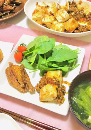 手羽中メインで家族が喜ぶ夕飯メニュー-レシピのメイン写真