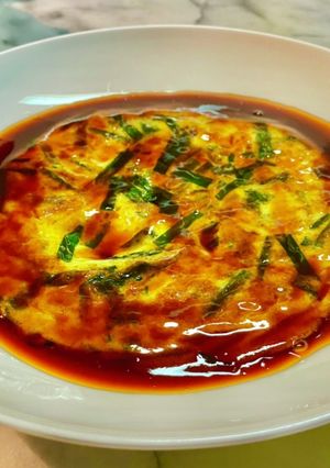 No2936甘酢餡掛けニラ玉ガレット-レシピのメイン写真
