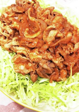 ケチャップソースの豚生姜焼き-レシピのメイン写真