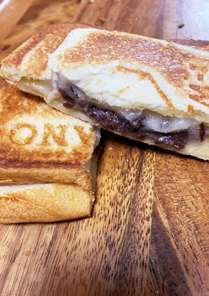 大福もちホットサンド-レシピのメイン写真