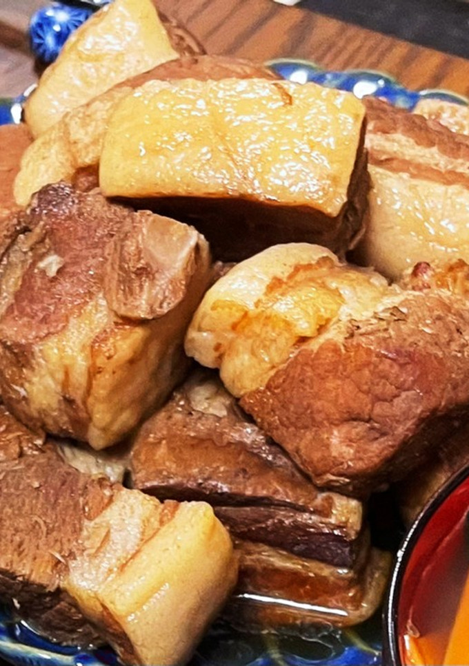 すき焼きたれと無水鍋で簡単豚の角煮-レシピのメイン写真
