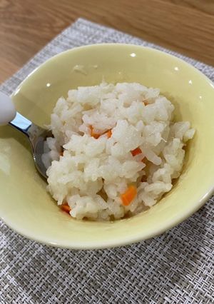 離乳食完了期たらの炊き込みご飯(軟飯)-レシピのメイン写真