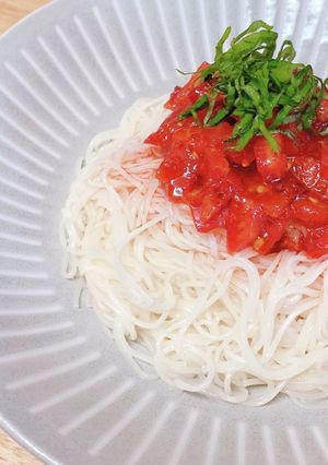 花椒辣醤で★簡単旨辛まぜ素麺-レシピのメイン写真