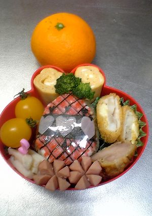 しゅごキャラEGG（ラン）♪キャラ弁♪-レシピのメイン写真