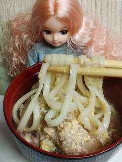 リカちゃん♡玉子肉吸いうどん〆-レシピのメイン写真