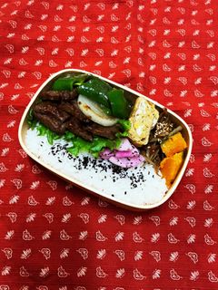 旦那さん弁当〜焼肉-レシピのメイン写真