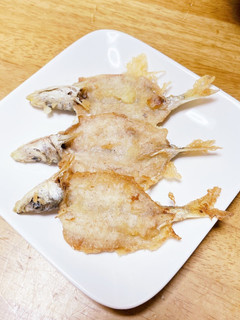子供が釣ったイワシの天ぷら(小ぶり)-レシピのメイン写真