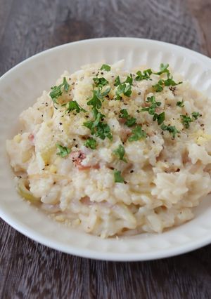2種のチーズの濃厚リゾット-レシピのメイン写真