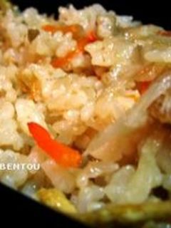 簡単!鶏ごぼうの炊き込みご飯-レシピのメイン写真