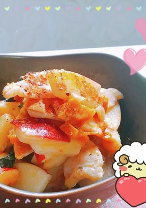 実りの秋の鶏むねコロコロサラダ-レシピのメイン写真