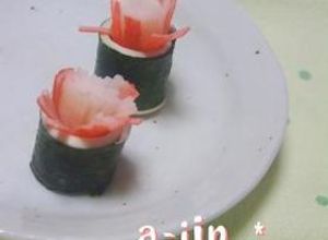お弁当に✿のり×チーズ×かにかまのお花-レシピのメイン写真