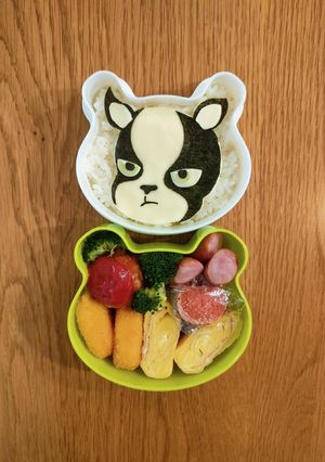 ジョジョ　イギー　簡単キャラ弁-レシピのメイン写真