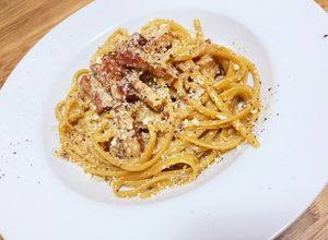 乾燥ポルチーニのクリームパスタ-レシピのメイン写真