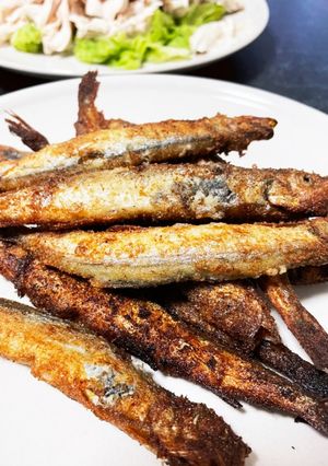簡単！市販の唐揚げ粉でししゃも唐揚げ-レシピのメイン写真
