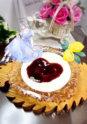 ✨超簡単ブルーベリーソースのヨーグルト✨-レシピのメイン写真