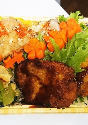 【夫婦弁当146】ヒレカツと厚揚げトロ煮-レシピのメイン写真