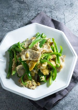 豚肉とピーマンの玉子炒め-レシピのメイン写真