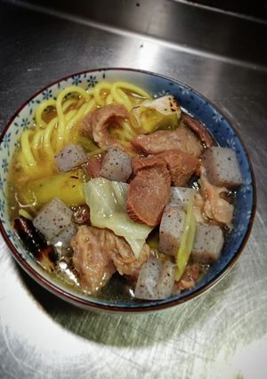 牛タンと牛スジの生姜煮ちゃんぽん麺！-レシピのメイン写真