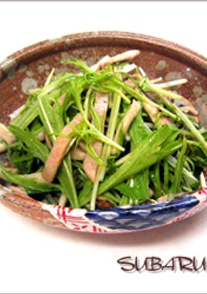 簡単✿水菜の和え物✿ゆずこしょう風味-レシピのメイン写真